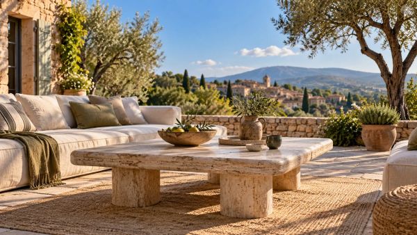 Top raisons de choisir une table basse en travertin durable